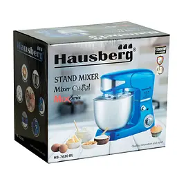 Міксер - тістоміс Hausberg HB-7620BL 1000W - мініатюра 7