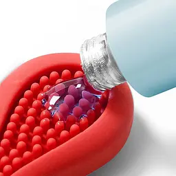 Прорізувач для зубів ортодонтичний силіконовий Ortho з брязкальцем BabyOno - мініатюра 6