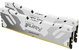 Модуль пам'яті Kingston Fury DDR5 64GB (2x32) 6400MHz Renegade Silver/White XMP (KF564C32RWK2-64) - мініатюра 2