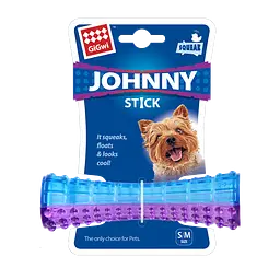 Іграшка для Собак Gigwi Johnny Stick з пищалки Фиолетово / Синій S / M 15 см - мініатюра 2