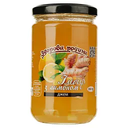 Джем Здорова родина Имбирь с лимоном 350 г (922841)