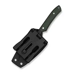 Ніж фіксований кишеньковий Civivi High Grass Field Knife (7,4 см) 14C28N / Micarta зелений з чохлом - мініатюра 8