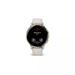 Смарт-годинник Garmin Venu 3S Soft Gold S. Steel Bezel with Ivory Case and S. Band (010-02785-04) - мініатюра 3
