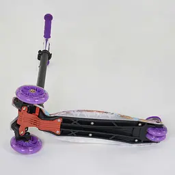 Самокат дитячий Best Scooter 59х17х26 см Фіолетово-чорний 000231525 - мініатюра 2