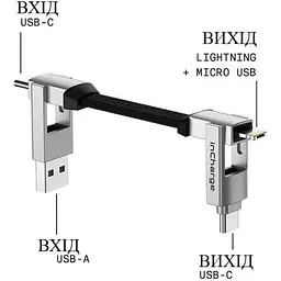 Кабель Rolling Square inCharge 6 білий (SIX02R) - мініатюра 6