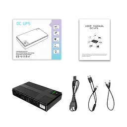 Безперебійник (міні ДБЖ / UPS) для Wi-Fi роутера та модема 10400 mAh 5V/9V/12V до 10 годин автономної роботи - мініатюра 5