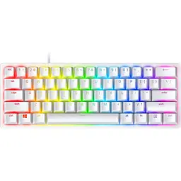 Клавіатура Razer Huntsman Mini Purple Switch ENG Mercury Edition (RZ03-03390300-R3M1) [63492]
