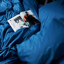 Набір наволочок Moon&Star Satin Premium Deep Blue 40х40 см 2 шт - мініатюра 4