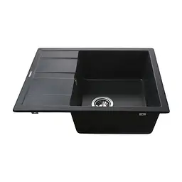 Гранітна мийка Globus Lux ONE графіт 650х500мм-А0001 - мініатюра 4