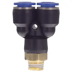 Штуцер цанговий (Y-подібний) Ø10 мм МТ 1/4" SIGMA (7027851) - мініатюра 3
