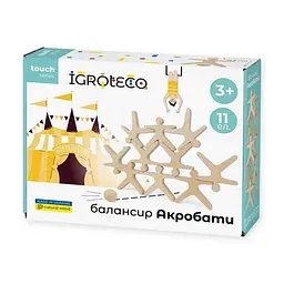 Дитяча розвиваюча гра балансир "Акробати" Igroteco 900491, 11 елементів - мініатюра 2