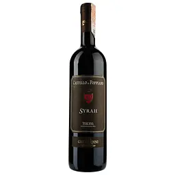 Вино Guicciardini Castello di Poppiano Syrah Toscana, 13-13,5%, 0,75 л (ALR15547)