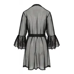 Повітряний пеньюар Passion LOVELIA PEIGNOIR S/M, black - мініатюра 6