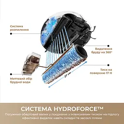 Робот-пилосос Mova S70 Roller Black (7269740) - мініатюра 6