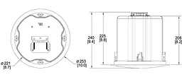 Акустична система JBL Control16C/T (CONTROL 16C/T) - мініатюра 3