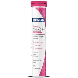 Препарат для суглобів та зв'язок Beauty Collagen Effervescent, 20 шипучих таблеток Bioglan fit0026055