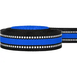 Повідець для собак BronzeDog Mesh, розмір S, 200х1,6 см, синій - мініатюра 5