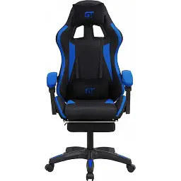 Геймерське крісло GT Racer чорне із синім (X-2324 Fabric Black/Blue)