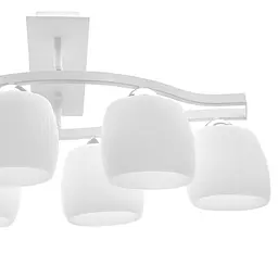 Люстра стельова Brille E27 60W WH (BR-01462C/6) - мініатюра 3