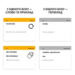 Картки для вивчення німецької мови English Student. Рівень В1.1 - Середній - мініатюра 3