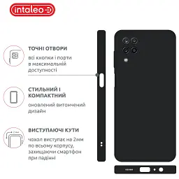 Чохол до мобільного телефона Intaleo SoftShell Samsung Galaxy A12 5G Black (1283126562525) - мініатюра 4