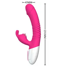 Hi-tech вібратор Silicone Vibrator USB 7 Powerful Licking Boss Series 63-00065 102105 - мініатюра 4