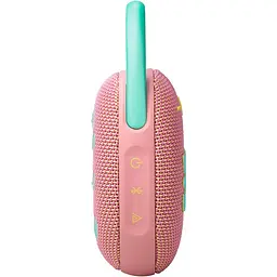 Колонка портативна 1.0 JBL Clip 5 Pink, 1.0 - канальний звук, 7 Вт, USB, Bluetooth - мініатюра 4