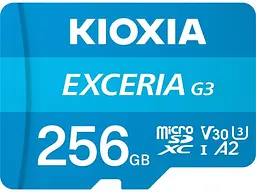 Карта пам'яті Kioxia Exceria G3 microSDXC 256 GB (LMEX3L256GG2)