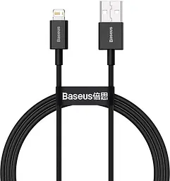 Кабель Baseus Superior Series Fast Charging Data Cable USB to iP 2.4 A 2m Black (CALYS-C01)