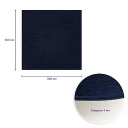 Самоклеюча плитка під ковролін Sticker Wall SW-00001419 300x300x4 мм Синій - мініатюра 3
