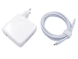 Зарядний пристрій для Apple 61W A1718 (MNF72LL/A) Type-C (USB-C) + EU Вилка High. - мініатюра 2
