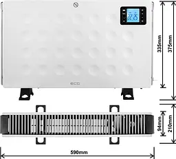 Конвектор ECG TK 2080 DR White - мініатюра 5
