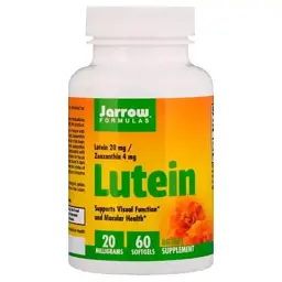 Антиоксидант Jarrow Formulas Лютеїн, 20 мг, Lutein, 60 желатинових капсул (JRW-12025)
