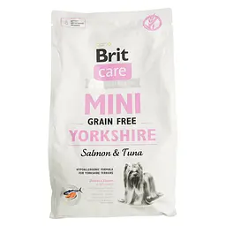 Cухий корм для собак породи йоркширський тер'єр Brit Care Sensitive Grain Free Yorkshire з лососем і тунцем 2 кг - мініатюра 2