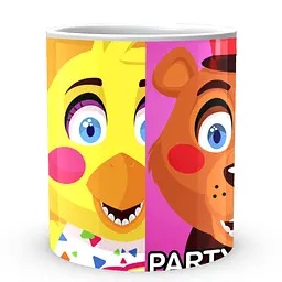 Кухоль GeekLand Five Nights At Freddys П'ять ночей з Фредді Мультяшні голови FN.02.392 330 мл білий - мініатюра 2