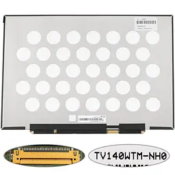 Матриця 14.0" TV140WTM-NH0 (2160*1440, 30pin(eDP), LED, SLIM, глянець) для ноутбука