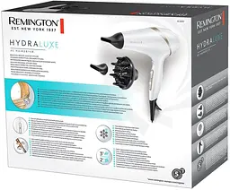 Фен HydraLuxe, 2300Вт, 3 режими, дифузор, іоніз-я, хол. обдув, білий Remington teh0017561 - мініатюра 7