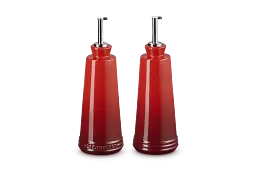 Набір із 2 пляшок для оцту та олії Le Creuset Oil & Vinegar Set 14 x 6 см Flame