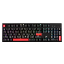 Клавіатура механічна X3 104Key, Keychron Brown, USB-A, QMK/VIA, Hot-Swap, EN/UKR, RGB, чорн Lemokey teh0013891 - мініатюра 2