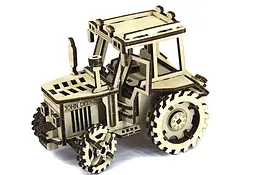 Дерев'яний конструктор Трактор John Deere 93 деталі - мініатюра 3