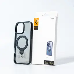 Чохол для смартфона Spigen AAA Magnetic Ring for Apple iPhone 16 All Black - мініатюра 4