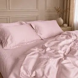 Простирадло MirSon Tencel Soft Peach 200х220 см (2200013882862) - мініатюра 5
