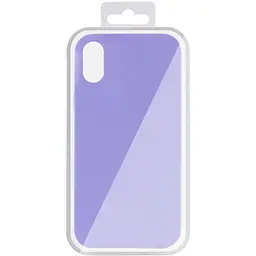 Чохол Silk Full Protective (AA) NO LOGO для Apple iPhone X / XS (5.8") Бузковий / Dasheen - мініатюра 4