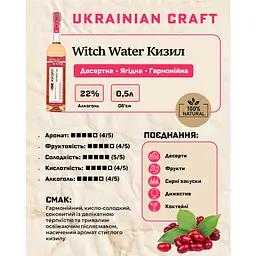 Настоянка плодова Witch Water Кизил 22% 0.5 л - мініатюра 5