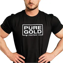 Футболка Pure Gold Лого поло р.M чорна