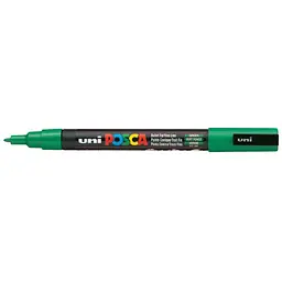Маркер UNI Posca, 0.9-1.3мм, Зелений (PC-3M.Green)