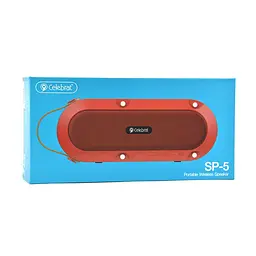 Портативна блютуз колонка Celebrat SP-5 TF card micro-usb 3,5-мм 1200 mah Red - мініатюра 2