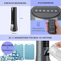 Охолодувач-вентилятор Klarstein Skyscraper Frost (10035820) - мініатюра 4