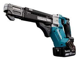 Шурупокрут акумуляторний магазинний з автоматичною подачею Makita DFR551Z (40 Нм, 1/4", BL, LXT, без акумуляторів та зарядного пристрою) - мініатюра 4