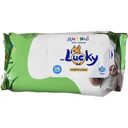 Дитячі вологі серветки LYCKY Алое 72шт